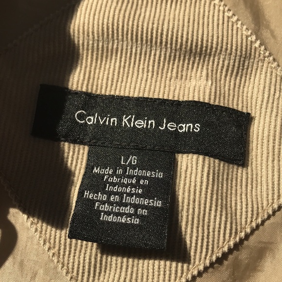Men’s Distinctive Calvin Klein Jeans Corduroy Jacket Sz L (sku A) - Picture 3 of 17